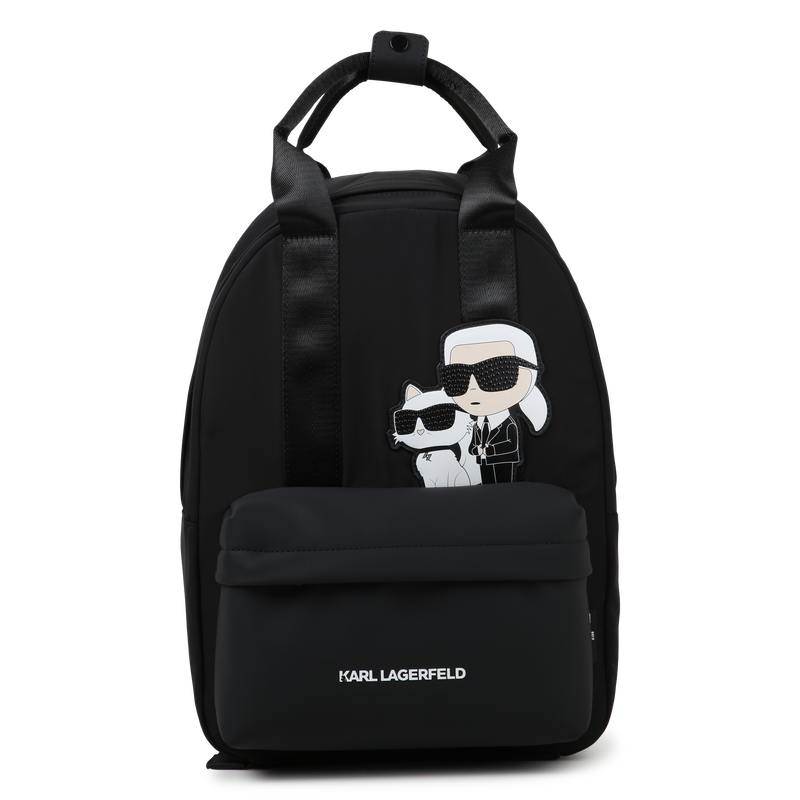 Sac &agrave; dos avec badge fantaisie KARL LAGERFELD KIDS 
                        FILLE
