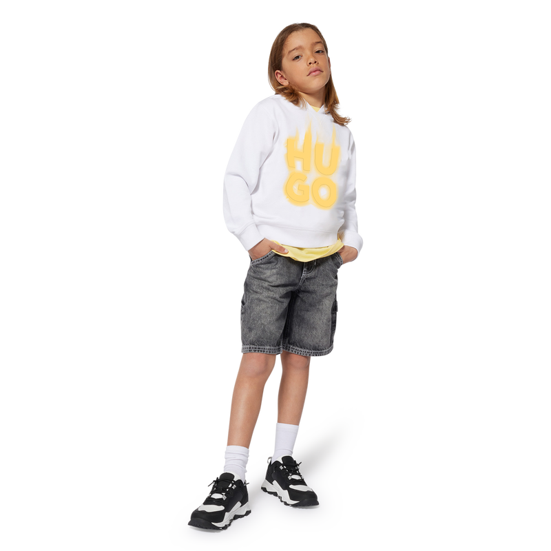 Sweat-shirt &agrave; capuche HUGO 
                        GARCON