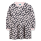 Fleece jurk KENZO KIDS 
                    GIRL