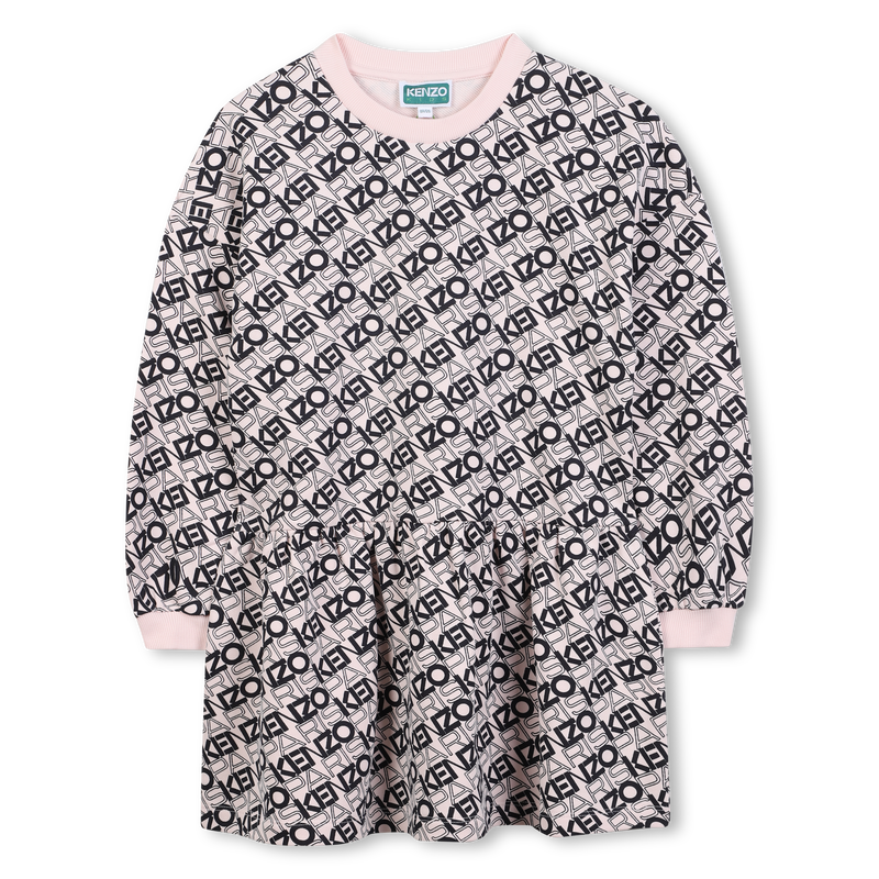 Fleece jurk KENZO KIDS 
                        GIRL