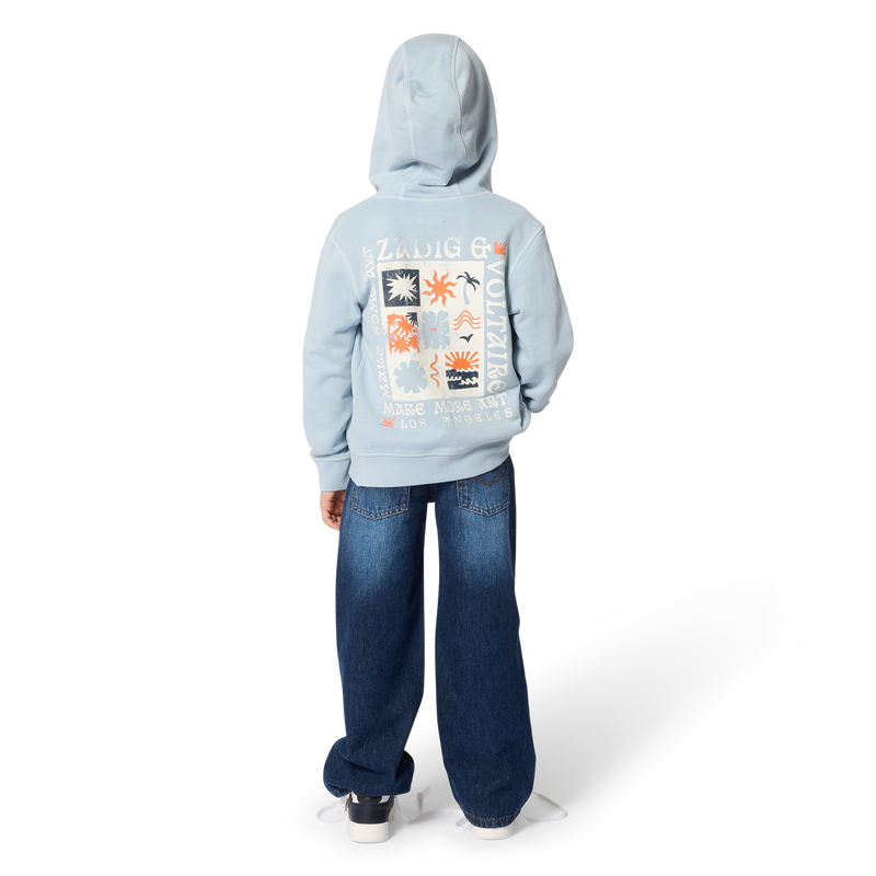 PANTALON EN JEAN LARGE ZADIG & VOLTAIRE 
                        GARCON