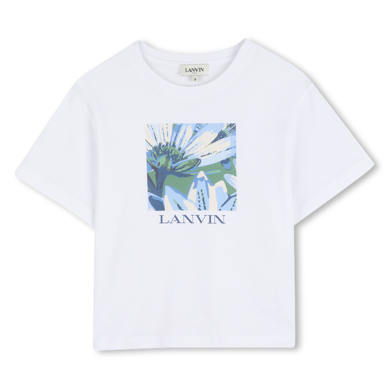 TEE-SHIRT MANCHES COURTES LANVIN 
                        FILLE