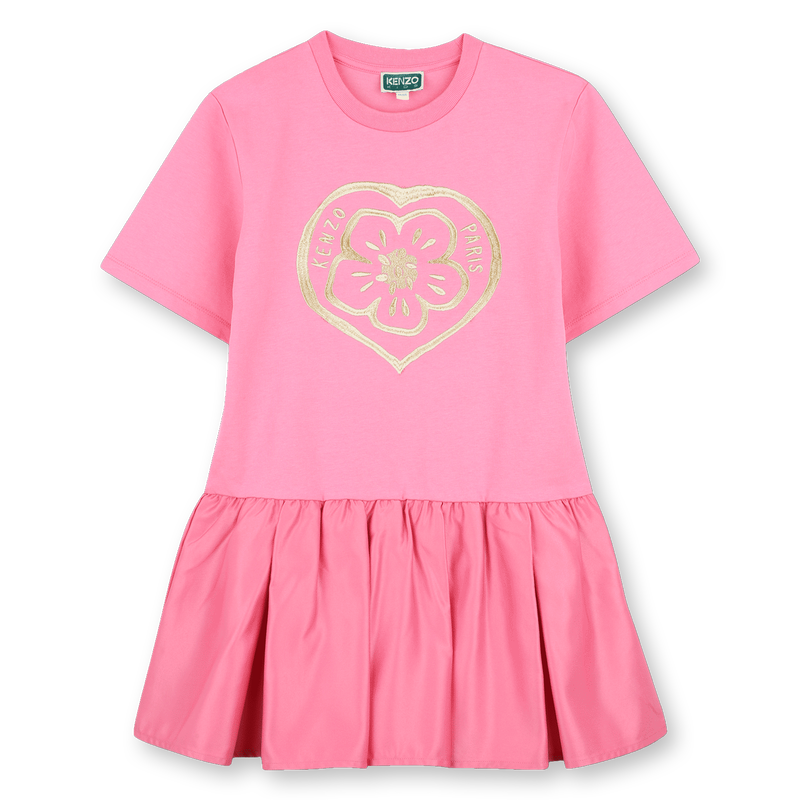 Robe manches courtes KENZO KIDS 
                        FILLE