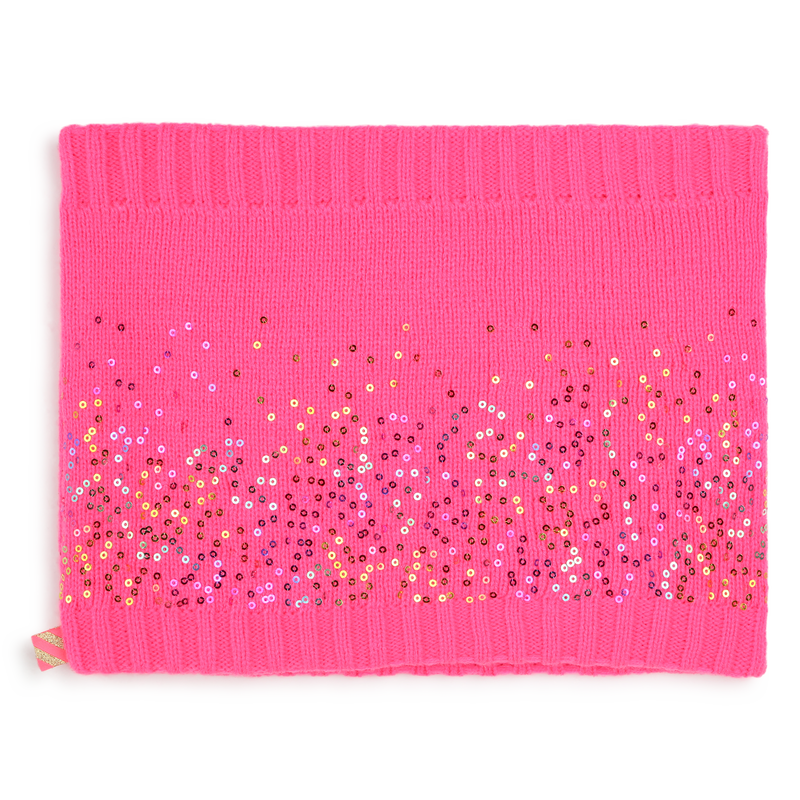 Tour de cou tricot orn&eacute; de sequins BILLIEBLUSH 
                        FILLE