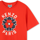 T-shirt met logoprint KENZO KIDS 
                    MEISJE