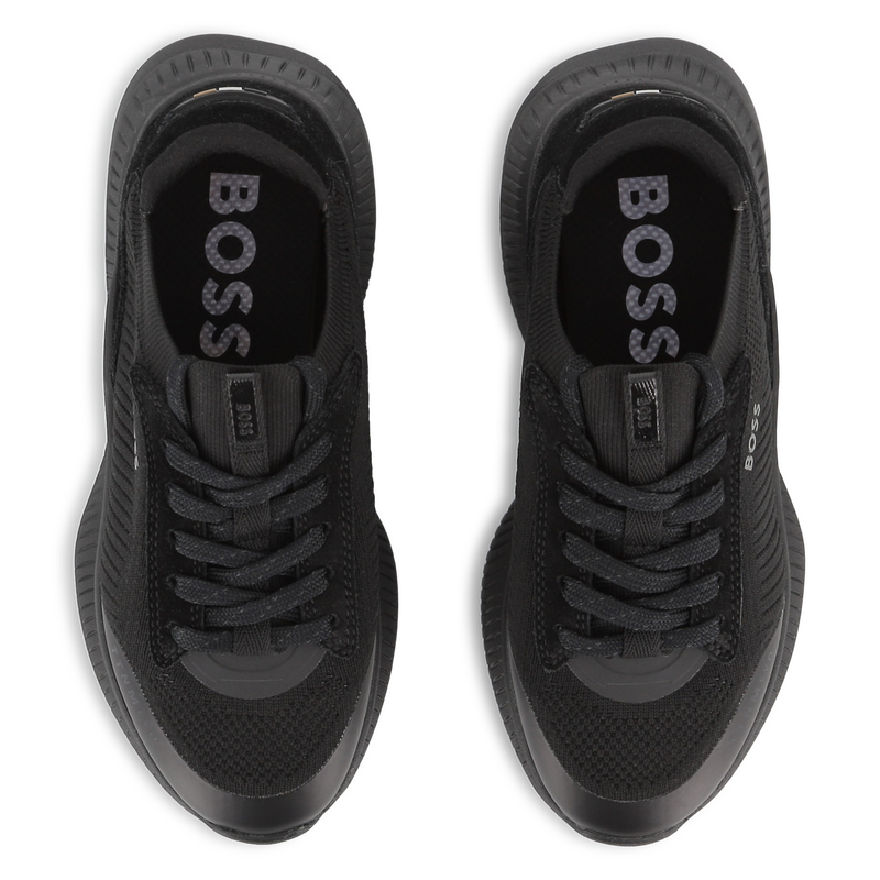 SNEAKERS MET VETERS BOSS 
                        BOY