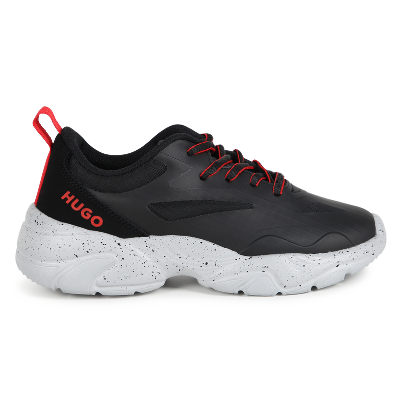 Stoffen sneakers met veters HUGO 
                        BOY