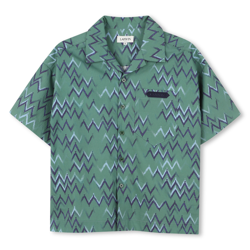 OVERHEMD MET KORTE MOUWEN LANVIN 
                        BOY