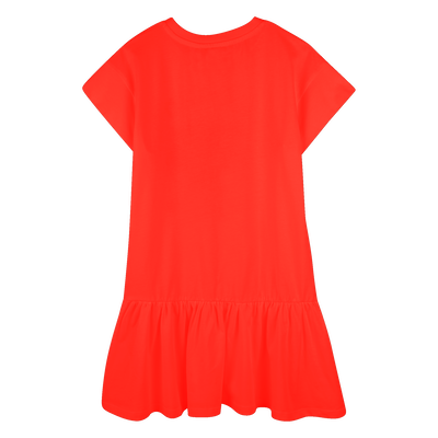 Robe imprim&eacute;e &agrave; volant KENZO KIDS FILLE