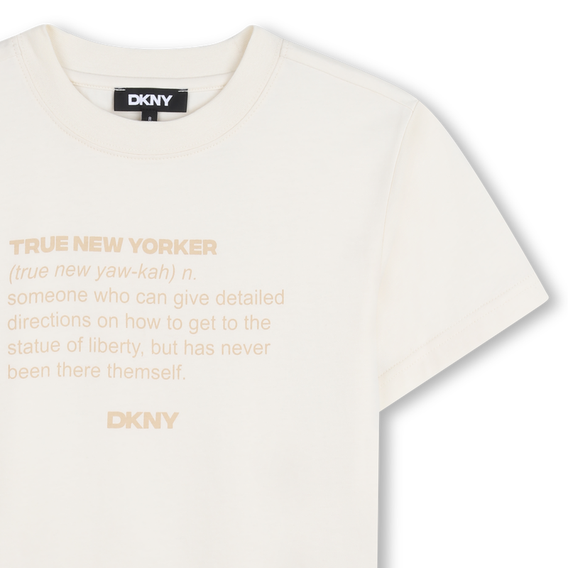 T-SHIRT MET KORTE MOUWEN DKNY 
                        UNISEX