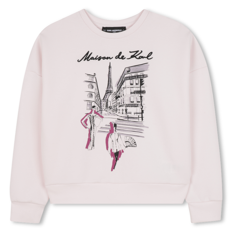 Sweat manches longues KARL LAGERFELD KIDS 
                        FILLE