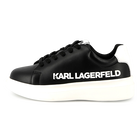 Baskets en cuir &agrave; lacets KARL LAGERFELD KIDS 
                    UNISEXE