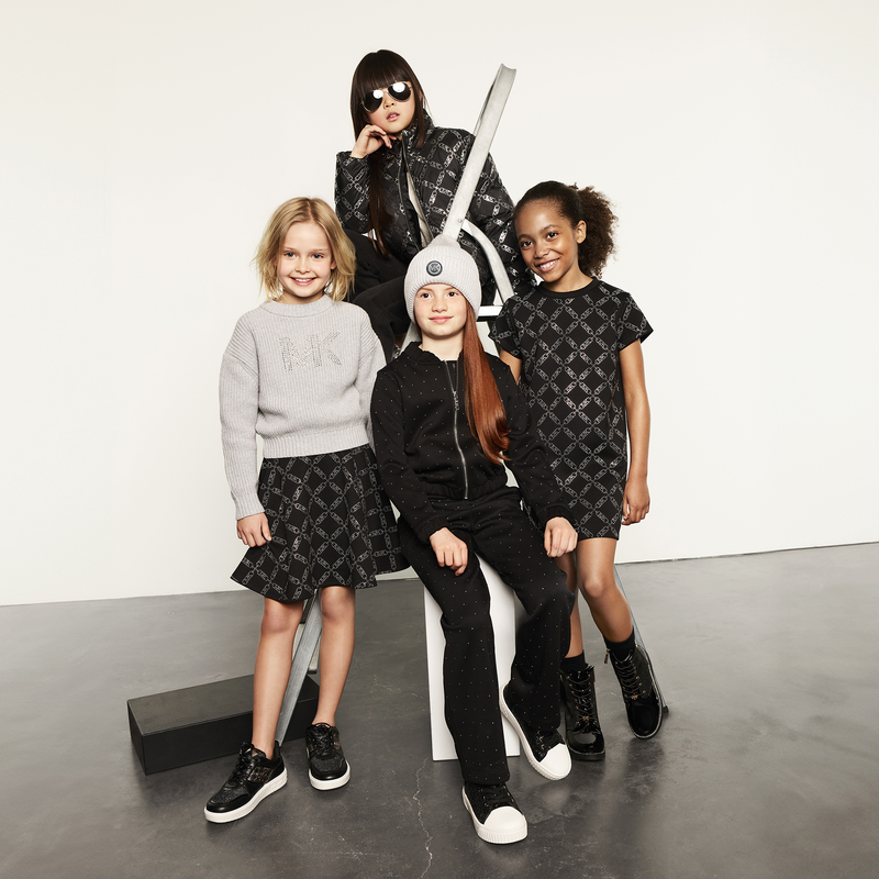 Jupe patineuse imprim&eacute;e MICHAEL KORS 
                        FILLE