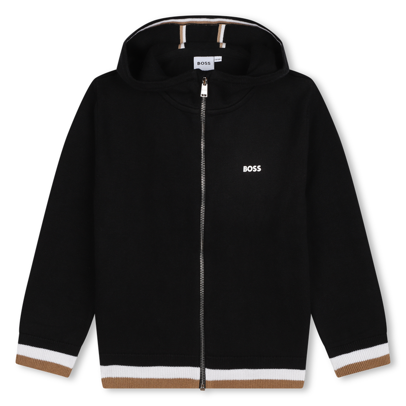 Vest van katoen en wol BOSS 
                        BOY