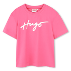 T-shirt &agrave; manches courtes HUGO 
                    FILLE