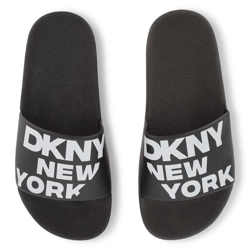 Claquettes imprim&eacute;es DKNY 
                        UNISEXE