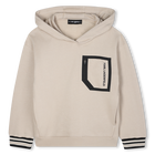 Sweat-shirt &agrave; capuche KARL LAGERFELD KIDS 
                    GARCON