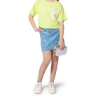 T-shirt ample manches courtes DKNY 
                    FILLE
