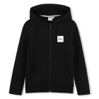Sweat zipp&eacute; &agrave; capuche BOSS 
                    GARCON