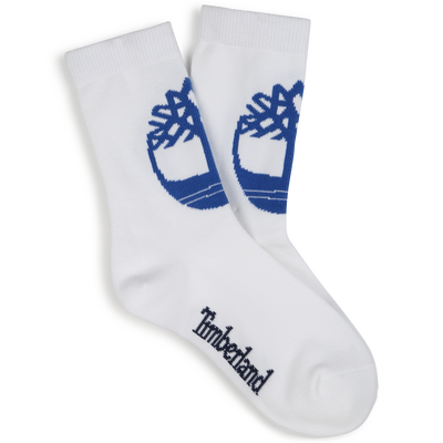 Chaussettes hautes imprim&eacute;es TIMBERLAND GARCON