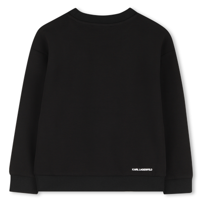 Sweat-shirt en double jersey KARL LAGERFELD KIDS GARCON