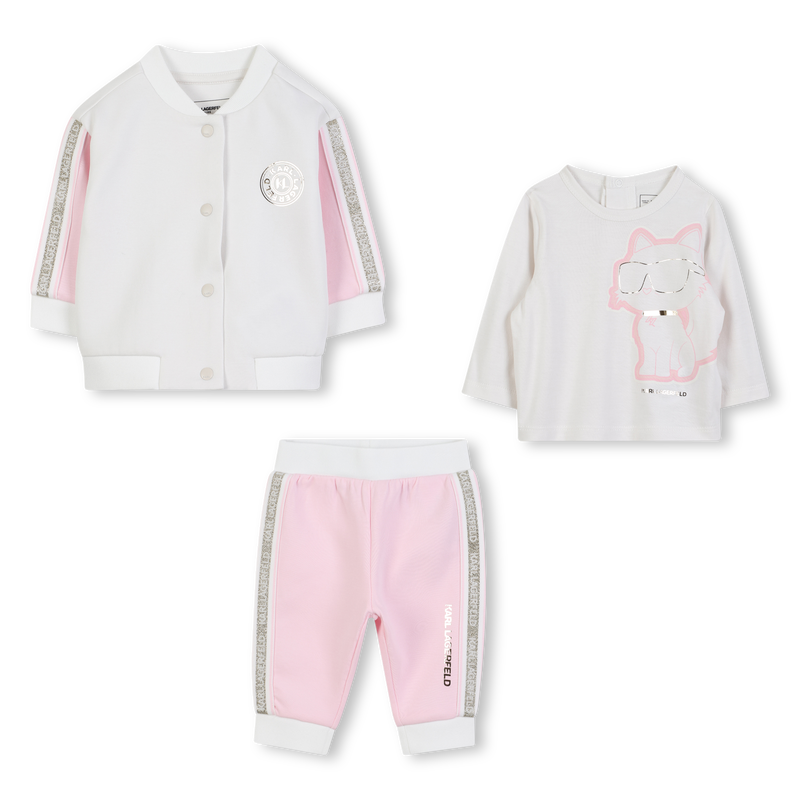 Ensemble jogging 3 pièces KARL LAGERFELD KIDS 
                        FILLE