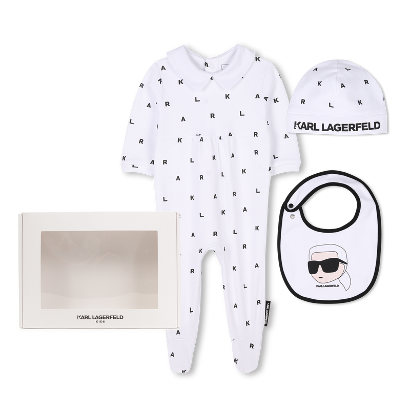 Ensemble naissance 3 pièces KARL LAGERFELD KIDS 
                        GARCON