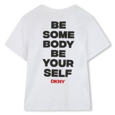 Katoenen T-shirt korte mouwen DKNY UNISEX