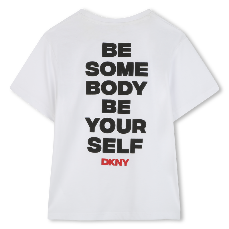 T-shirt manches courtes coton DKNY 
                        UNISEXE