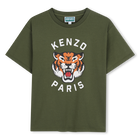 Tee-shirt manches courtes, VERT KAKI, hi-res