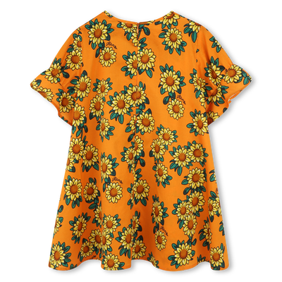 Robe imprim&eacute; tournesol KENZO KIDS FILLE