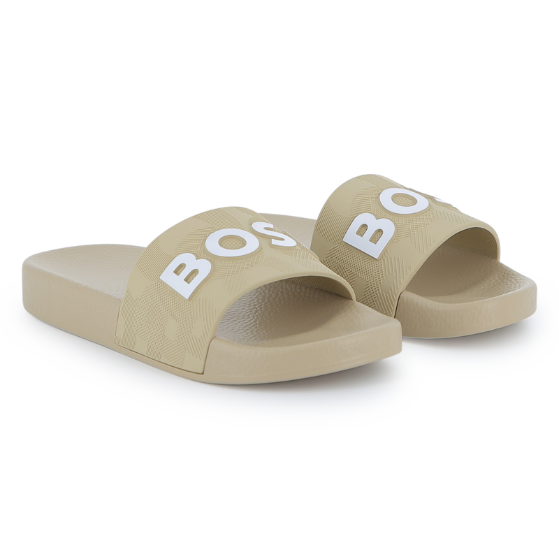 CLAQUETTES SIGL&Eacute;ES BOSS 
                        GARCON