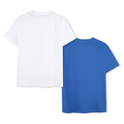 Lot de 2 T-shirts avec imprim&eacute; TIMBERLAND GARCON