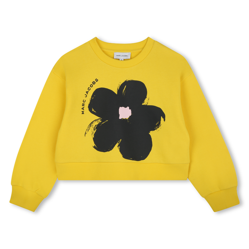 Sweat-shirt coton molletonn&eacute; MARC JACOBS 
                        FILLE