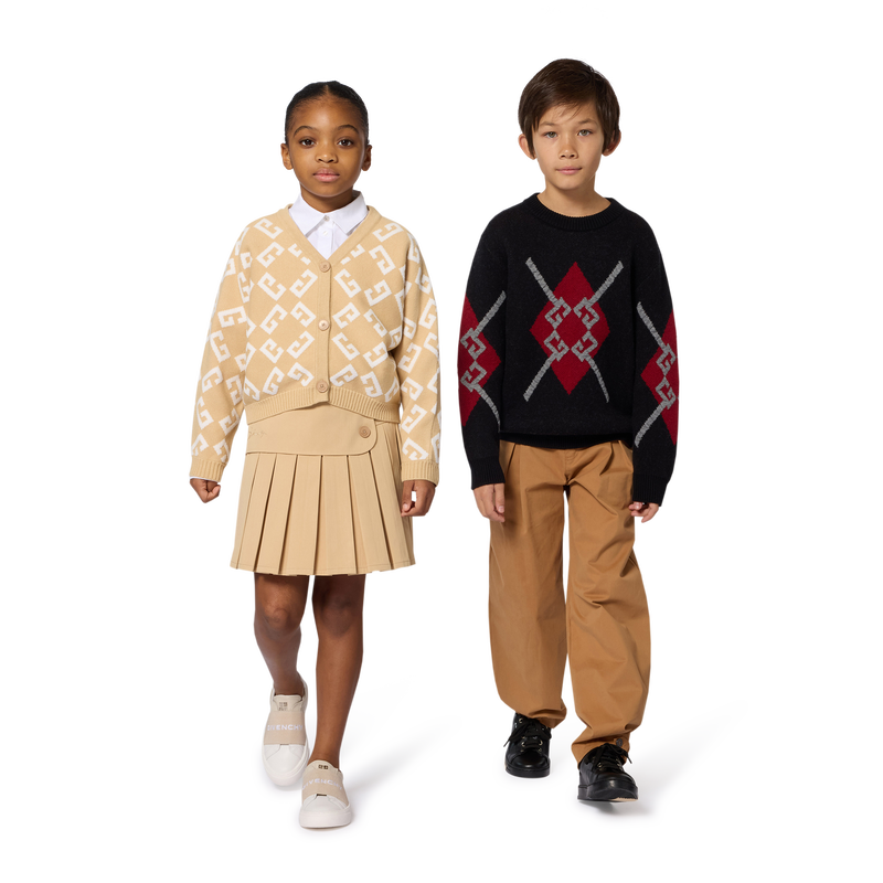 Katoenen jacquard overhemd GIVENCHY 
                        GIRL