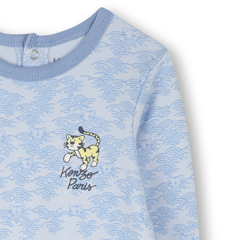 Pyjama pressionn&eacute; en coton KENZO KIDS 
                        GARCON