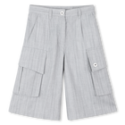 Short long &agrave; rayures tiss&eacute;es DKNY 
                    FILLE