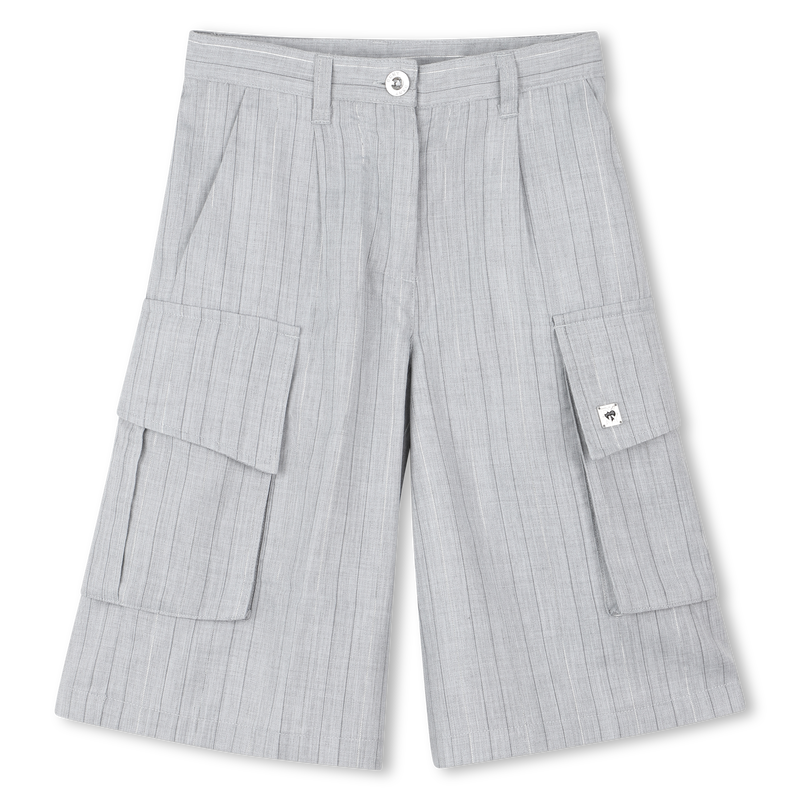 Short long &agrave; rayures tiss&eacute;es DKNY 
                        FILLE