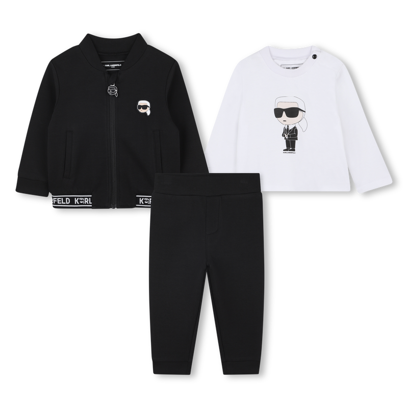 Ensemble trois pi&egrave;ces KARL LAGERFELD KIDS 
                        GARCON