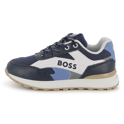 SNEAKERS MET VETERS BOSS BOY