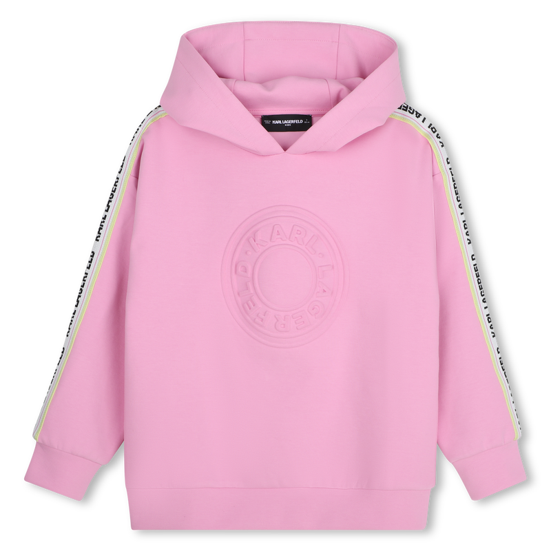 Sweat-shirt &agrave; capuche KARL LAGERFELD KIDS 
                        FILLE