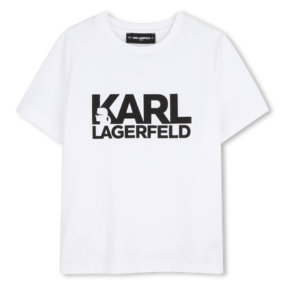 T-SHIRT MET KORTE MOUWEN KARL LAGERFELD KIDS BOY