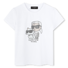 T-SHIRT KORTE MOUWEN, WIT, hi-res