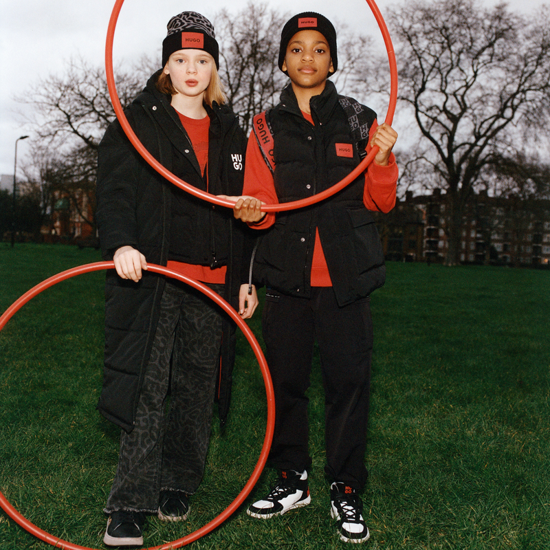 Doudoune 3-en-1 à capuche HUGO 
                        FILLE
