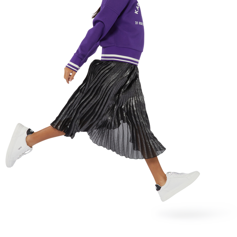 Sweat-shirt avec imprim&eacute; plac&eacute; KARL LAGERFELD KIDS 
                        FILLE