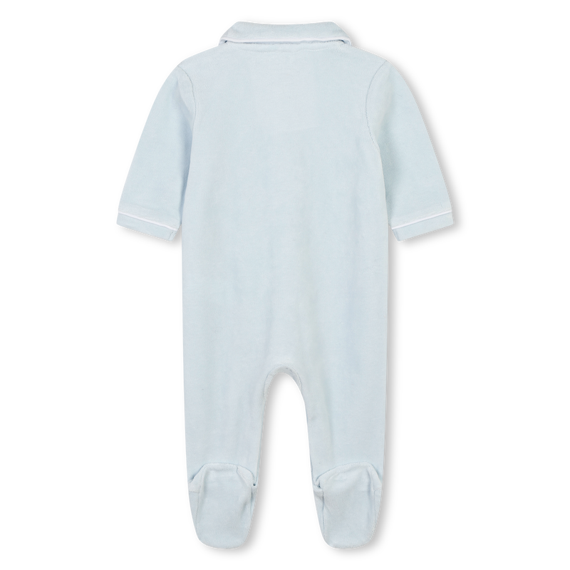 Velours pyjama met polokraagje CARREMENT BEAU 
                        BOY