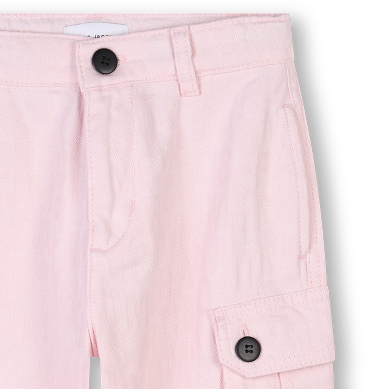 Katoenen broek met zakken MARC JACOBS 
                        GIRL