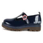 Ballerines en cuir avec boucle KENZO KIDS 
                    FILLE