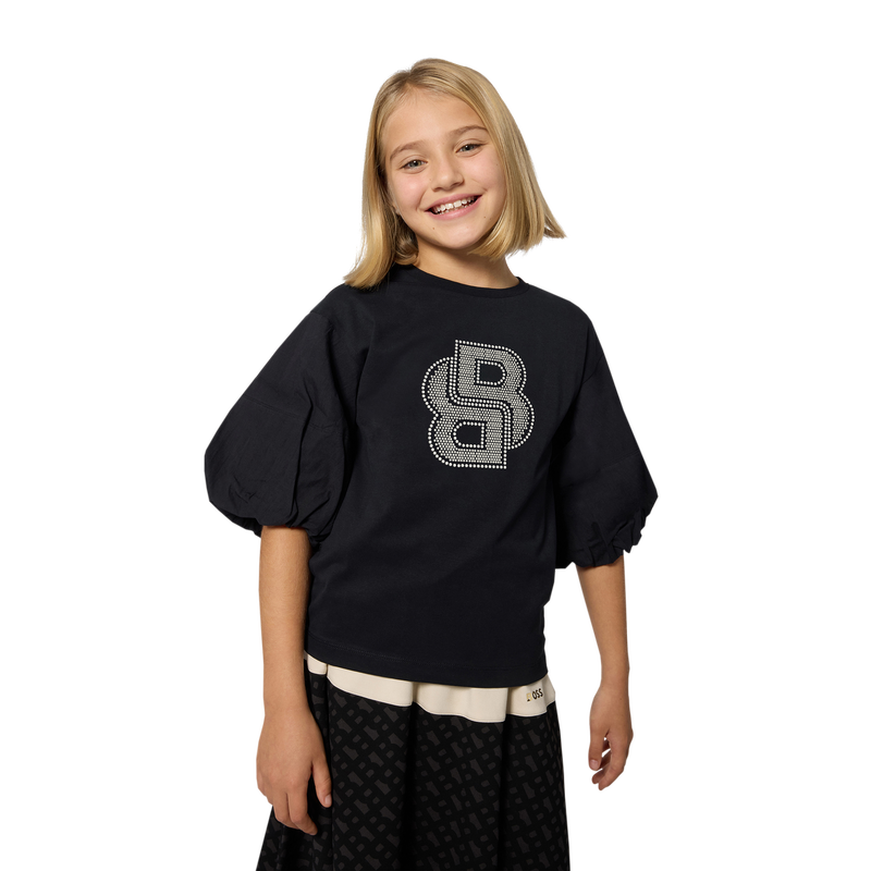 T-shirt &agrave; manches courtes BOSS 
                        FILLE