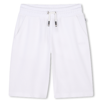 Short de jogging gaufr&eacute; BOSS GARCON